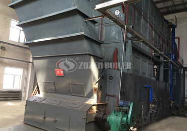 10 ton WNS series condensing gas-fired steam boiler project  