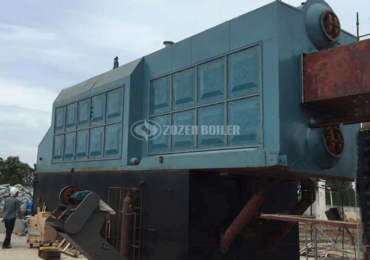 2.8mw WNS series gas-fired hot water boiler project in modern agricultural park  