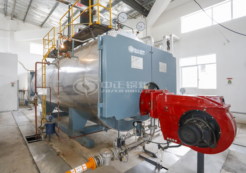 Wns Dual Fuel Wet Back Gas Oil Steam Boiler Used For Food Industry 